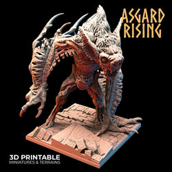 3D Printed Asgard Rising Varkolak Undead Creature 28mm - 32mm D&D (Online Only)