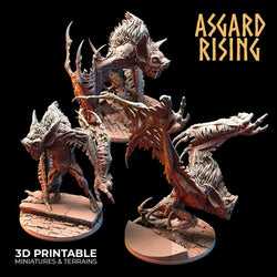 3D Printed Asgard Rising Varkolak Undead Creature 28mm - 32mm D&D (Online Only)