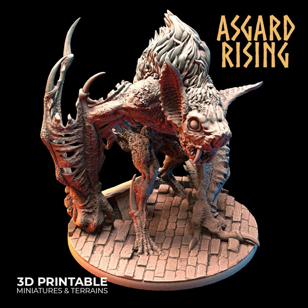 3D Printed Asgard Rising Varkolak Undead Creature 28mm - 32mm D&D (Online Only)