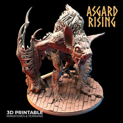 3D Printed Asgard Rising Varkolak Undead Creature 28mm - 32mm D&D (Online Only)
