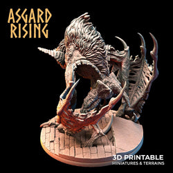 3D Printed Asgard Rising Varkolak Undead Creature 28mm - 32mm D&D (Online Only)