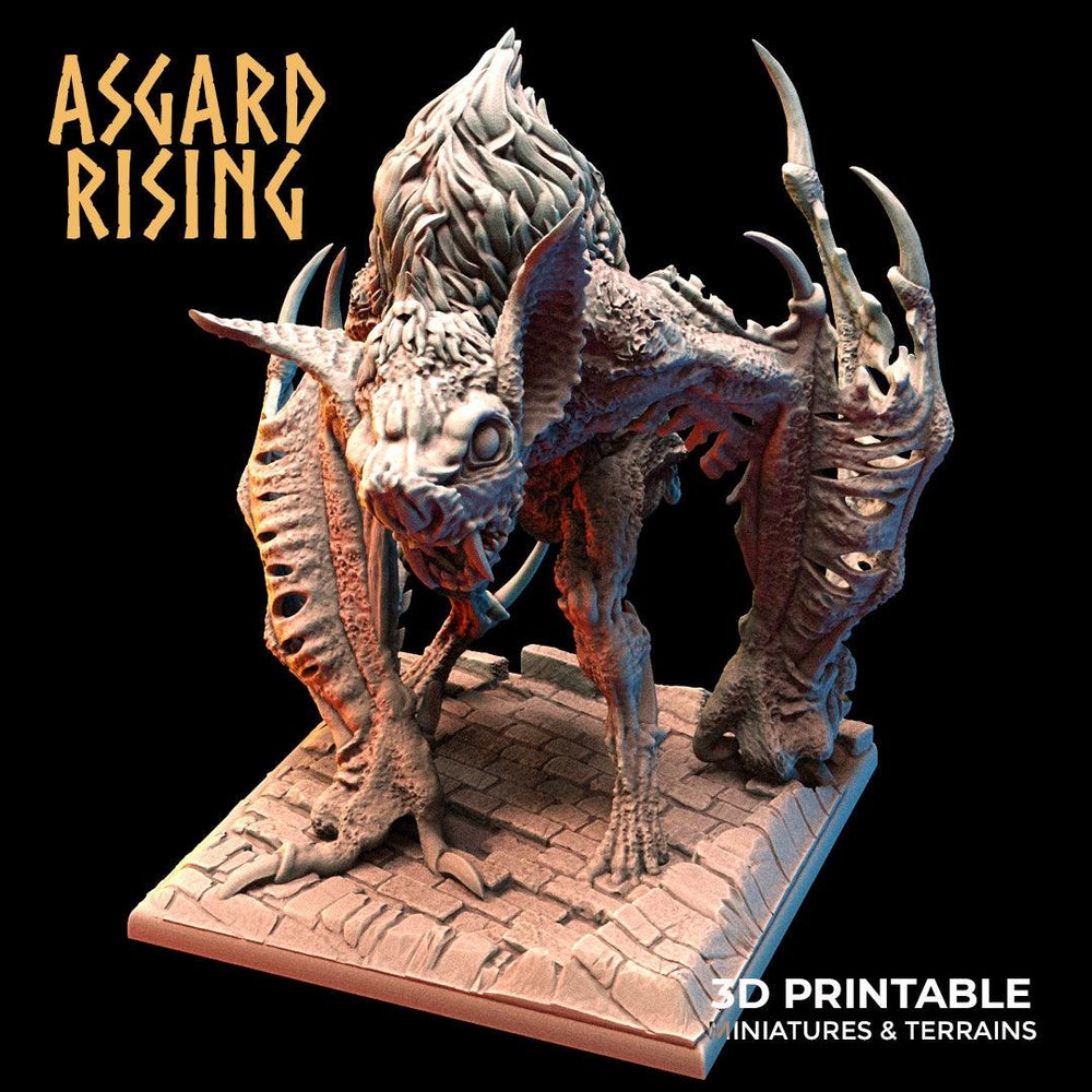 3D Printed Asgard Rising Varkolak Undead Creature 28mm - 32mm D&D (Online Only)