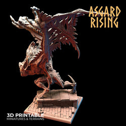 3D Printed Asgard Rising Varkolak Undead Creature 28mm - 32mm D&D (Online Only)