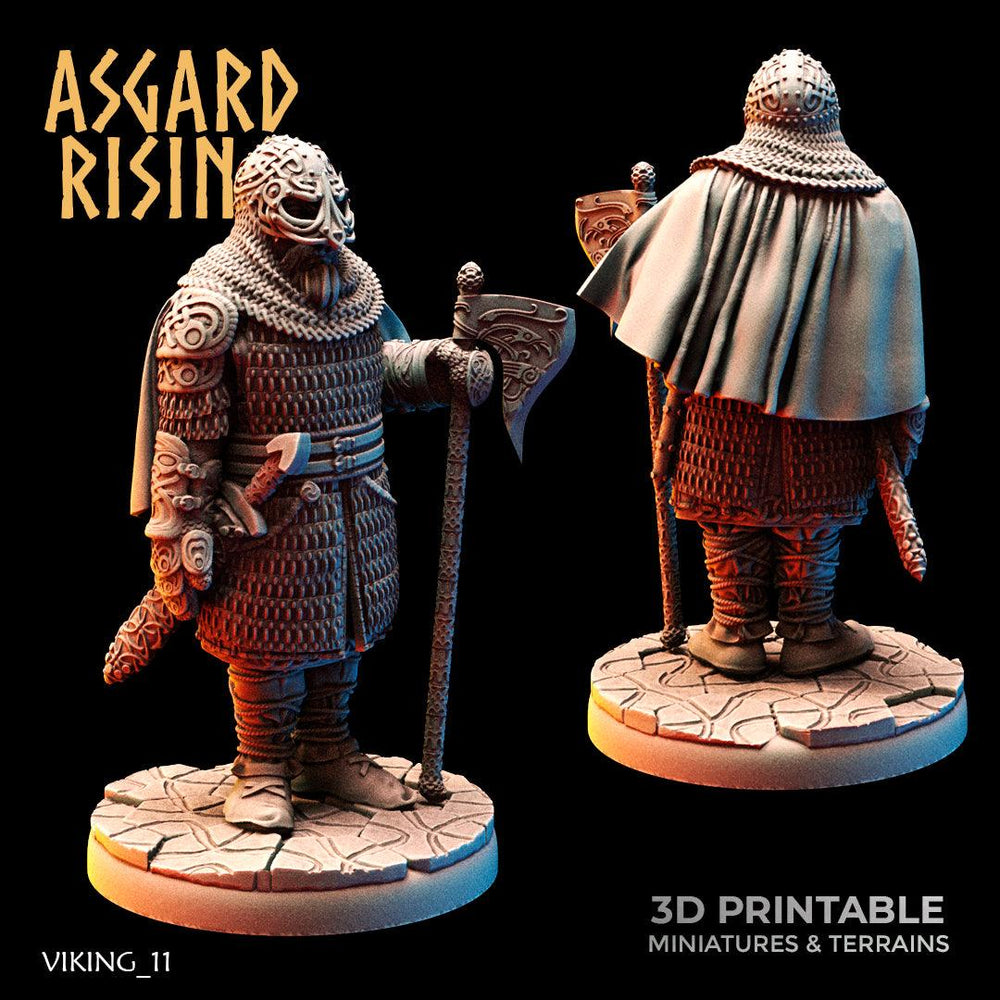 3D Printed Asgard Rising Viking Huscarls 28mm - 32mm (Online Only)