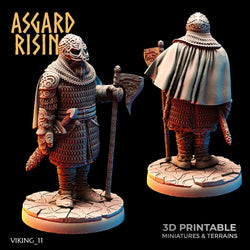 3D Printed Asgard Rising Viking Huscarls 28mm - 32mm (Online Only)