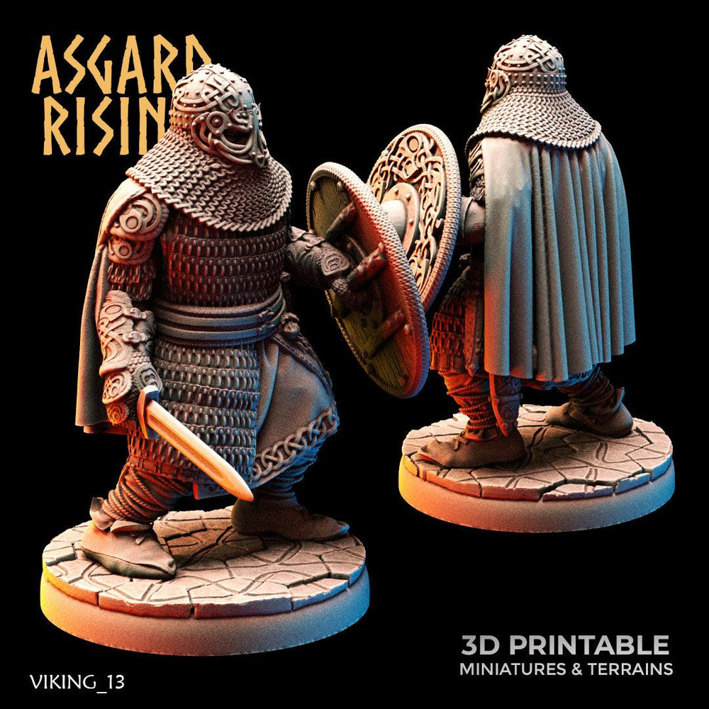 3D Printed Asgard Rising Viking Huscarls 28mm - 32mm (Online Only)
