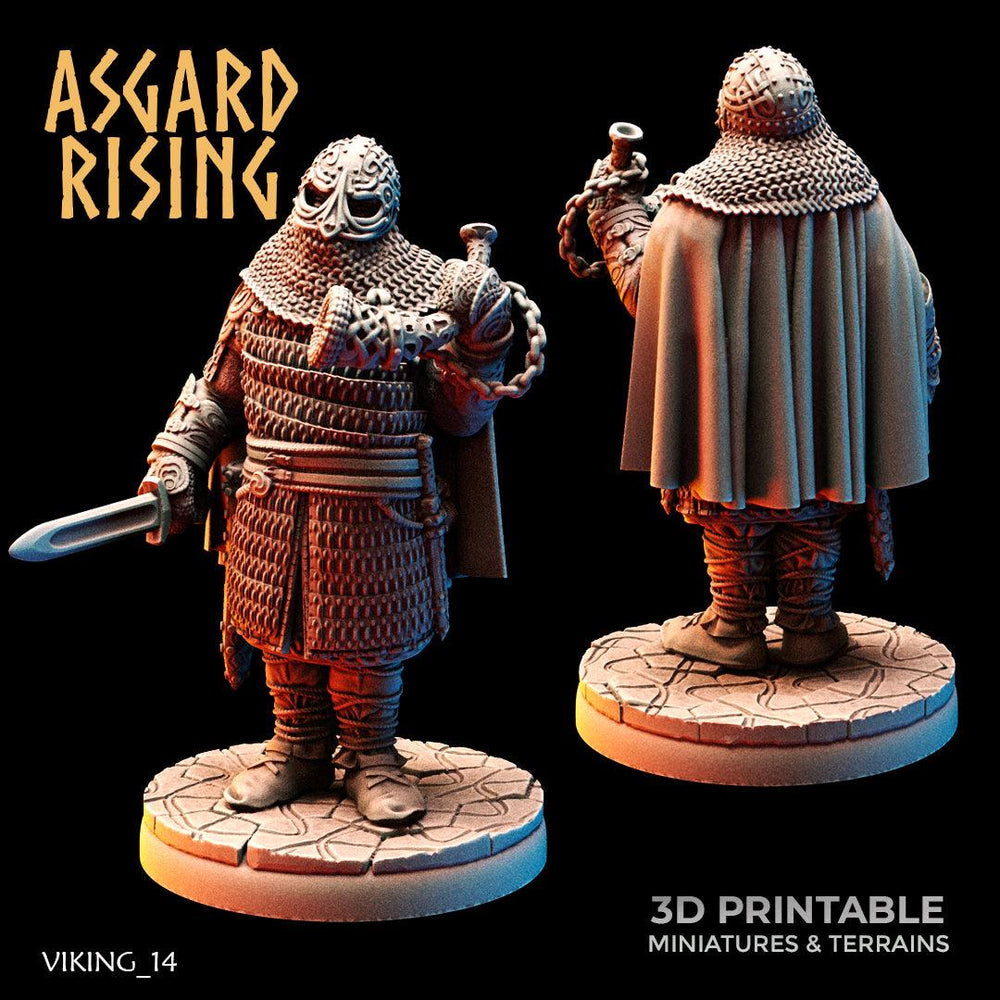 3D Printed Asgard Rising Viking Huscarls 28mm - 32mm (Online Only)