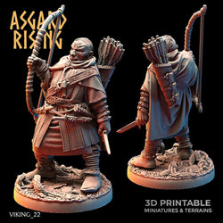 3D Printed Asgard Rising Viking Rangers 28 32 mm Wargaming DnD (Online Only)