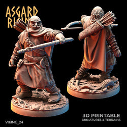 3D Printed Asgard Rising Viking Rangers 28 32 mm Wargaming DnD (Online Only)