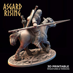 3D Printed Asgard Rising Viking Riders Modular Warband 28mm - 32mm (Online Only)
