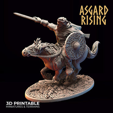 3D Printed Asgard Rising Viking Riders Modular Warband 28mm - 32mm (Online Only)
