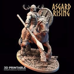 3D Printed Asgard Rising Viking Riders Modular Warband 28mm - 32mm (Online Only)