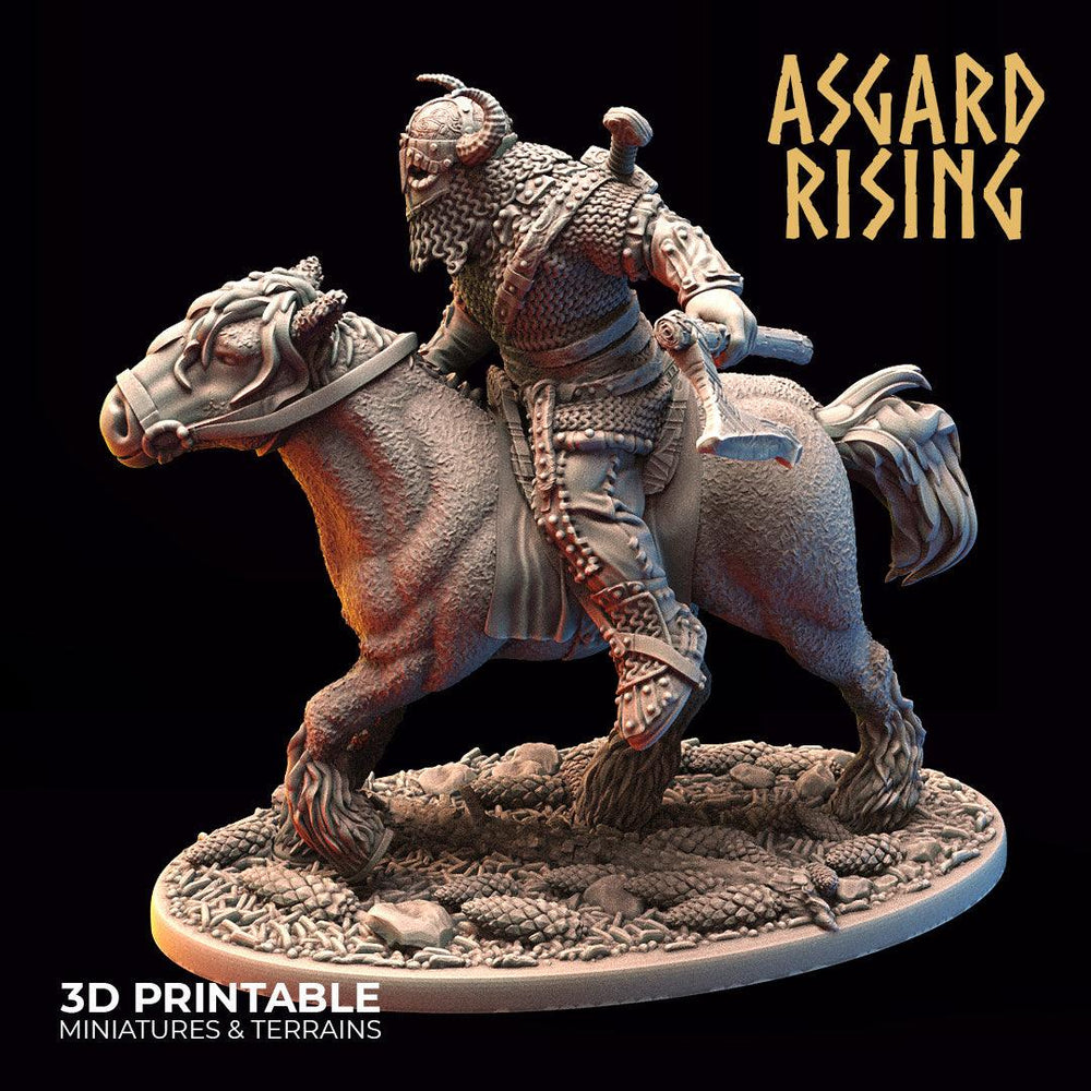 3D Printed Asgard Rising Viking Riders Modular Warband 28mm - 32mm (Online Only)