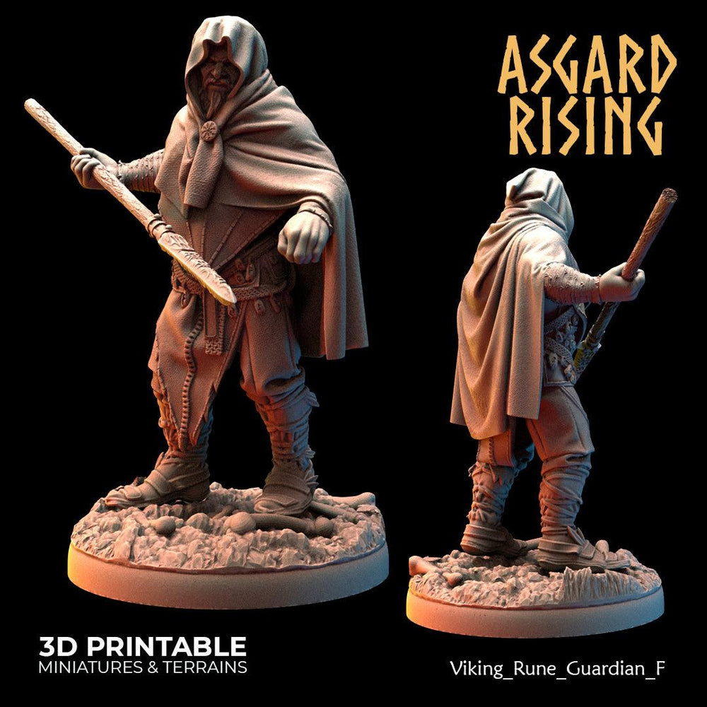 3D Printed Asgard Rising Viking Rune Guardians of the Raven Clan - 28 32mm Wargaming DnD (Online Only)