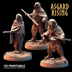 3D Printed Asgard Rising Viking Rune Guardians of the Raven Clan - 28 32mm Wargaming DnD (Online Only)