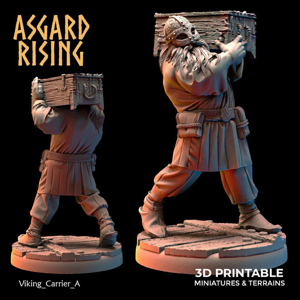 3D Printed Asgard Rising Viking Sailors Crew 28 32 mm Wargaming DnD (Online Only)