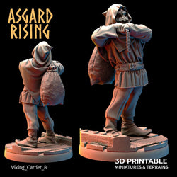 3D Printed Asgard Rising Viking Sailors Crew 28 32 mm Wargaming DnD (Online Only)
