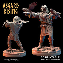 3D Printed Asgard Rising Viking Sailors Crew 28 32 mm Wargaming DnD (Online Only)