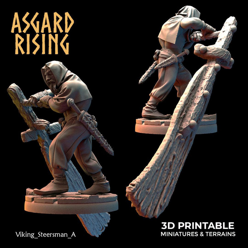 3D Printed Asgard Rising Viking Sailors Rowers 28 32 mm Wargaming DnD (Online Only)