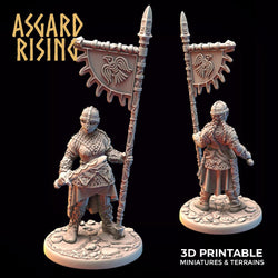 3D Printed Asgard Rising Viking Shieldmaidens Set 2 Viking Shieldmaidens Sets 28 32 mm Wargaming DnD (Online Only)