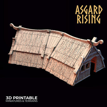 3D Printed Asgard Rising Viking Village Modular Set 28mm - 32mm Ragnarok D&D (Online Only)