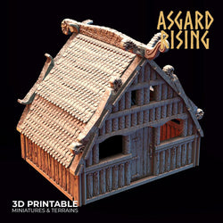 3D Printed Asgard Rising Viking Village Modular Set 28mm - 32mm Ragnarok D&D (Online Only)