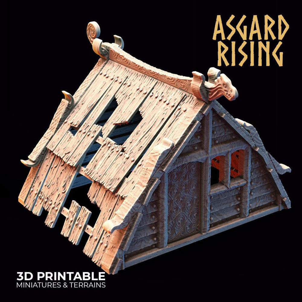 3D Printed Asgard Rising Viking Village Modular Set 28mm - 32mm Ragnarok D&D (Online Only)