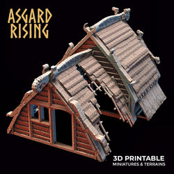 3D Printed Asgard Rising Viking Village Modular Set 28mm - 32mm Ragnarok D&D (Online Only)