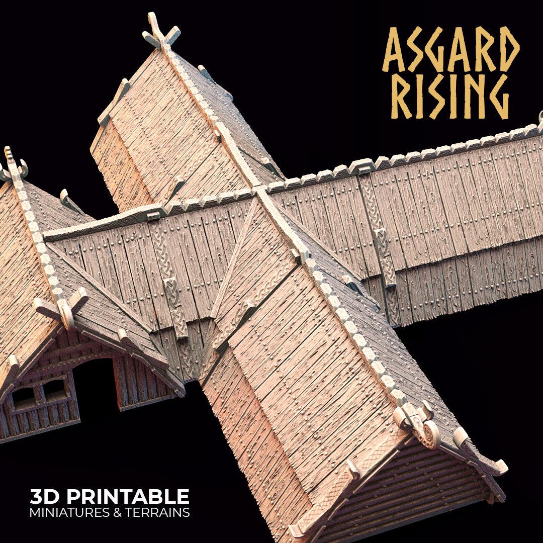 3D Printed Asgard Rising Viking Village Volume 2 Modular Set 28mm - 32mm Ragnarok D&D (Online Only)