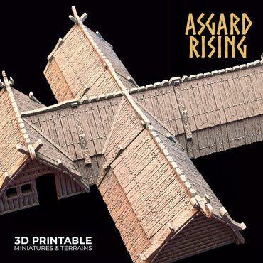 3D Printed Asgard Rising Viking Village Volume 2 Modular Set 28mm - 32mm Ragnarok D&D (Online Only)