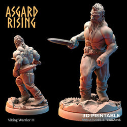 3D Printed Asgard Rising Viking Warriors Set 2 28 32 mm Wargaming DnD (Online Only)