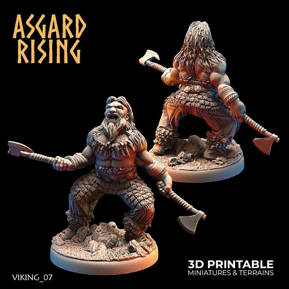 3D Printed Asgard Rising Vikings of the White Bear Clan Hideout Keepers 28mm - 32mm (Online Only)