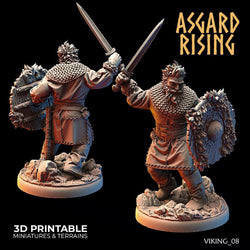 3D Printed Asgard Rising Vikings of the White Bear Clan Hideout Keepers 28mm - 32mm (Online Only)