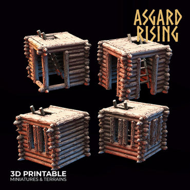 3D Printed Asgard Rising Watchtower 28mm - 32mm Ragnarok D&D (Online Only)