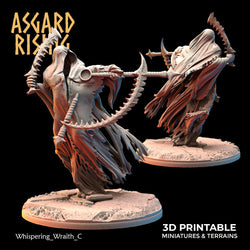 3D Printed Asgard Rising Whispering Wraiths 28 32 mm Wargaming DnD (Online Only)