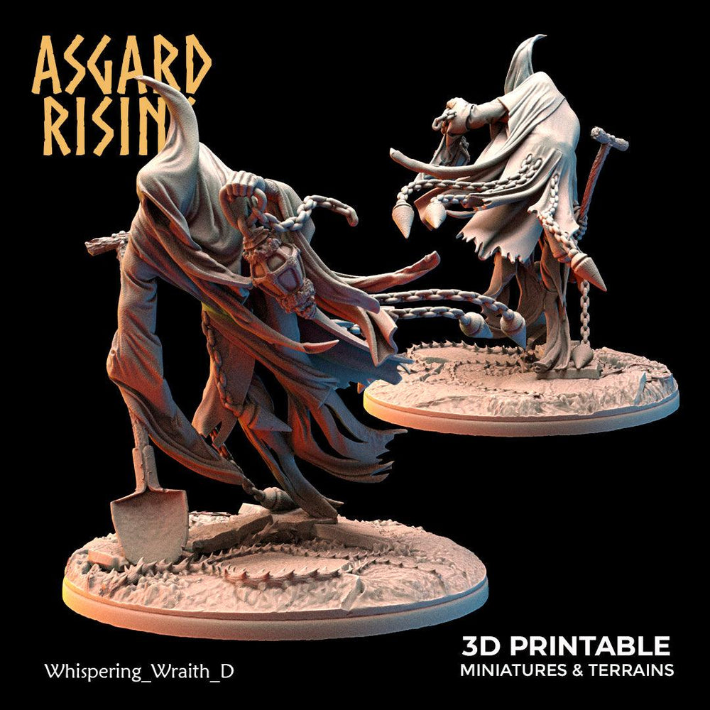 3D Printed Asgard Rising Whispering Wraiths 28 32 mm Wargaming DnD (Online Only)