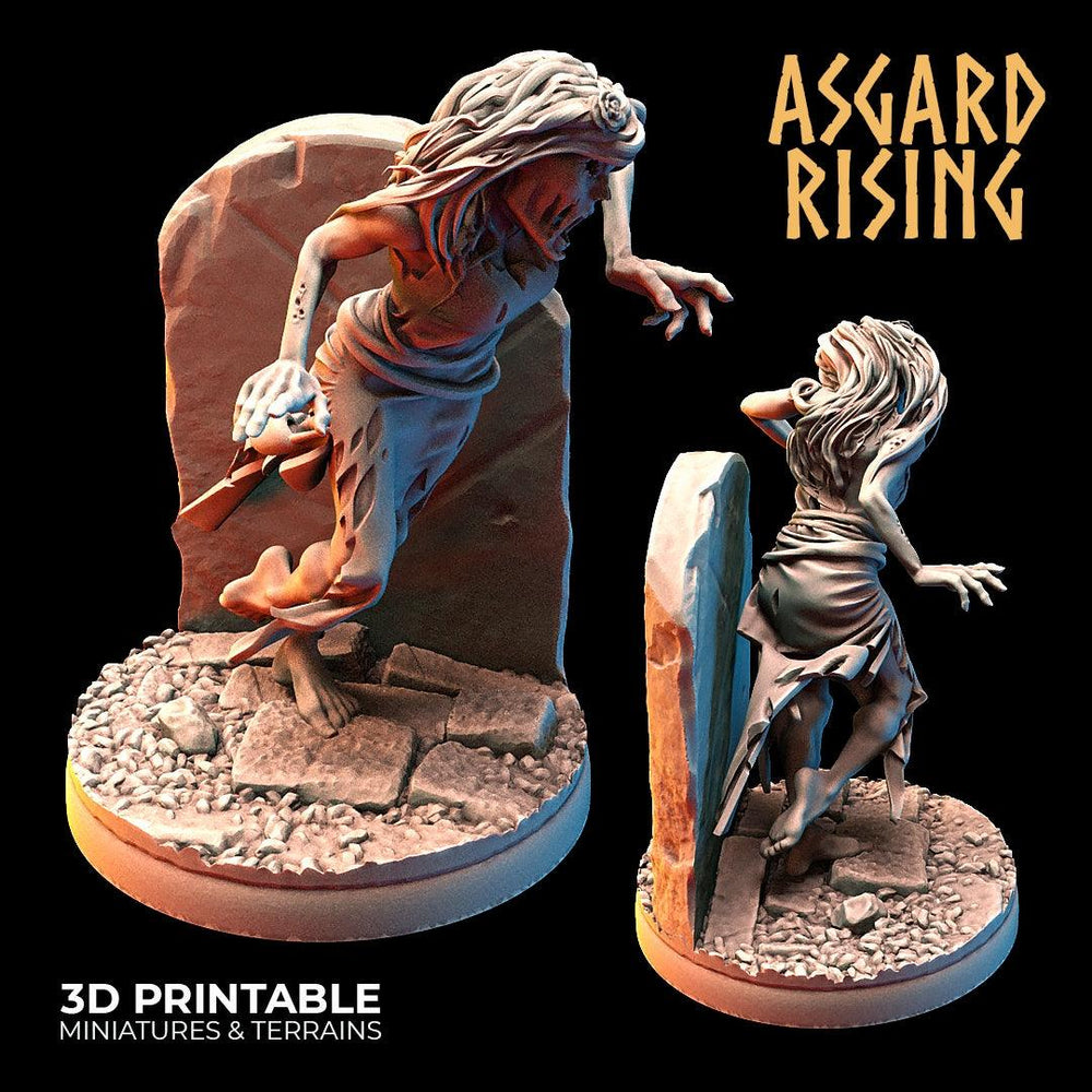 3D Printed Asgard Rising Zombies Undead Set 28mm - 32mm (Online Only)