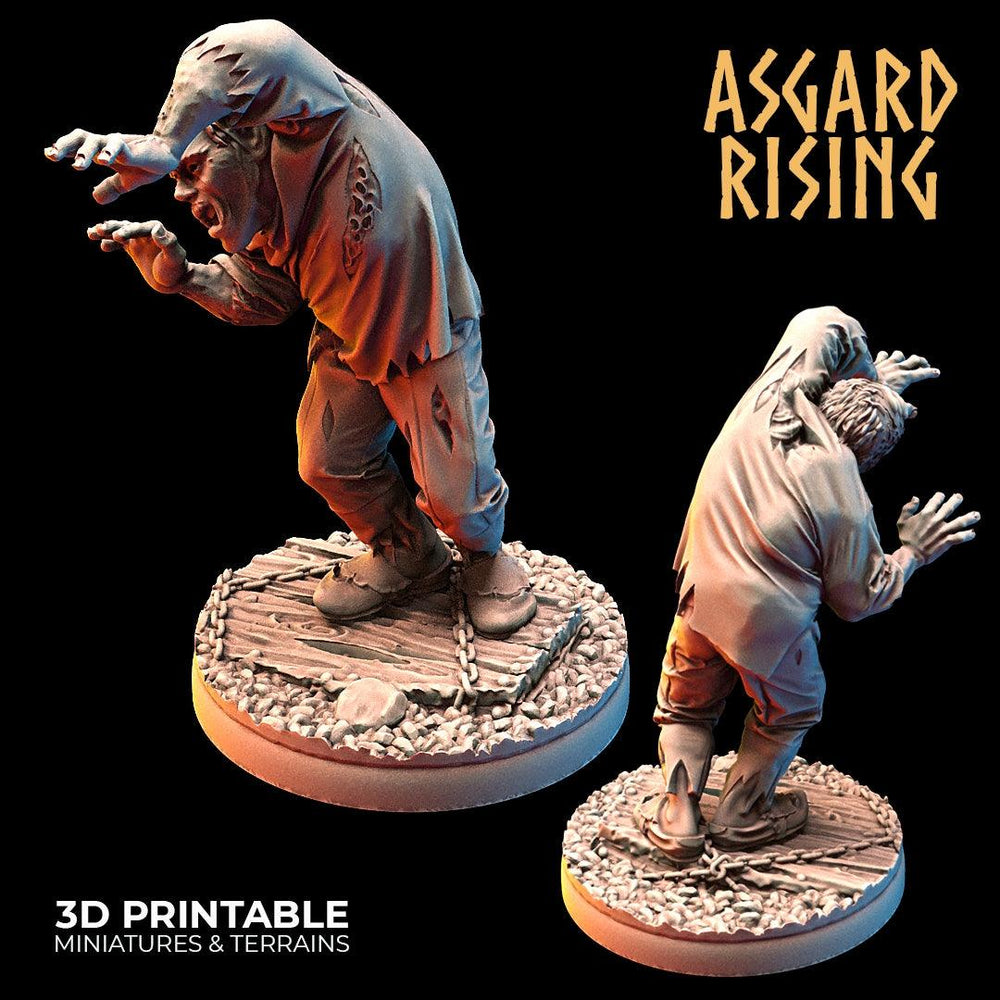 3D Printed Asgard Rising Zombies Undead Set 28mm - 32mm (Online Only)