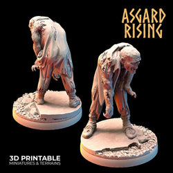 3D Printed Asgard Rising Zombies Undead Set 28mm - 32mm (Online Only)