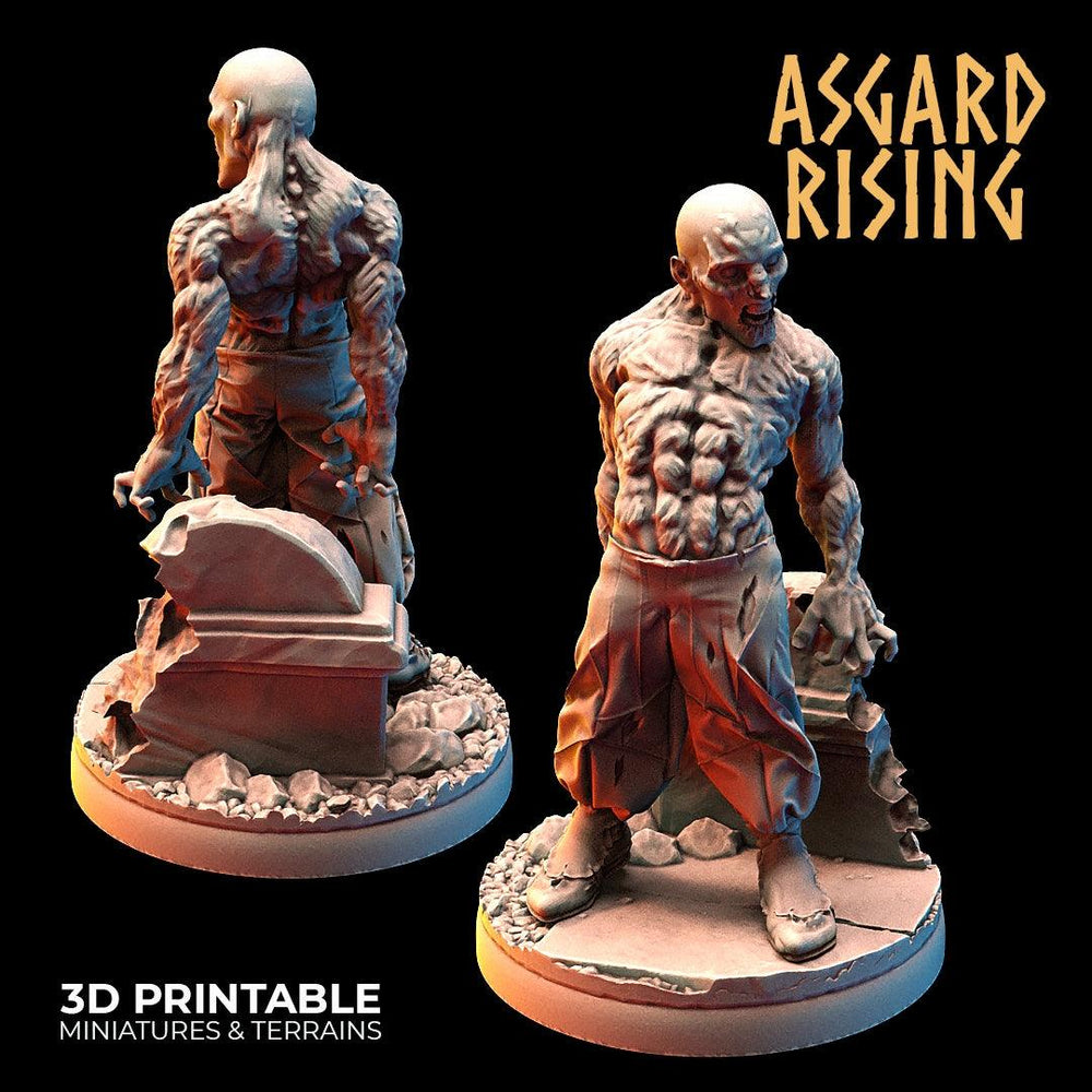 3D Printed Asgard Rising Zombies Undead Set 28mm - 32mm (Online Only)