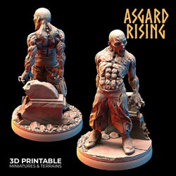 3D Printed Asgard Rising Zombies Undead Set 28mm - 32mm (Online Only)