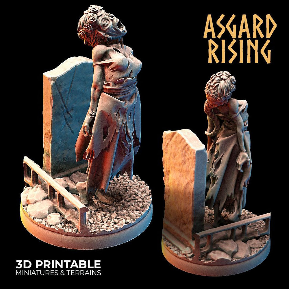 3D Printed Asgard Rising Zombies Undead Set 28mm - 32mm (Online Only)