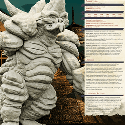 3D Printed Bestiary Vol. 4 Nafarrate - Abyszylla Aberration 32mm Ragnarok D&D (Online Only)