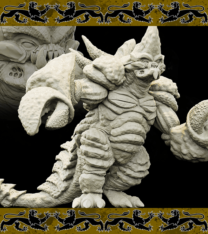 3D Printed Bestiary Vol. 4 Nafarrate - Abyszylla Aberration 32mm Ragnarok D&D (Online Only)