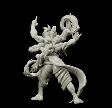 3D Printed Bestiary Vol. 4 Nafarrate - Agni Vedalken 32mm Ragnarok D&D (Online Only)