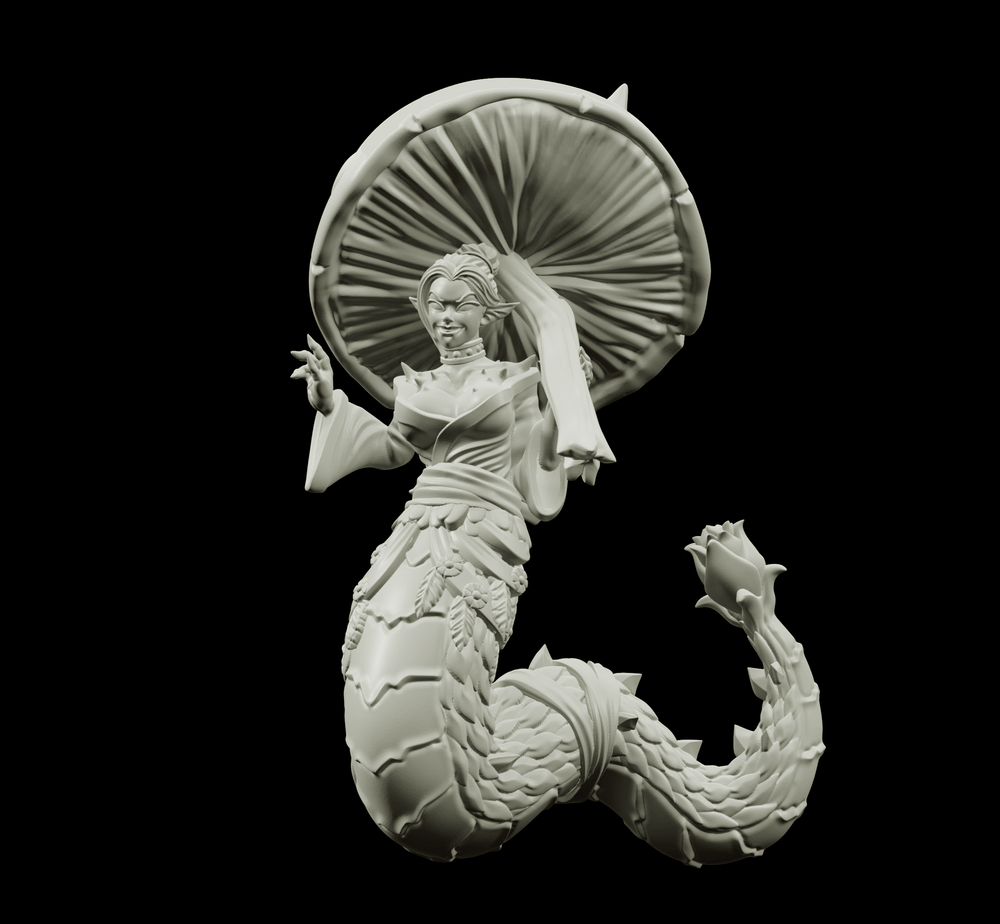 3D Printed Bestiary Vol. 4 Nafarrate - Aldoris Forest Spirit 32mm Ragnarok D&D (Online Only)