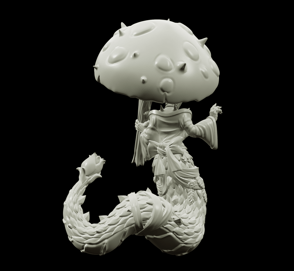 3D Printed Bestiary Vol. 4 Nafarrate - Aldoris Forest Spirit 32mm Ragnarok D&D (Online Only)