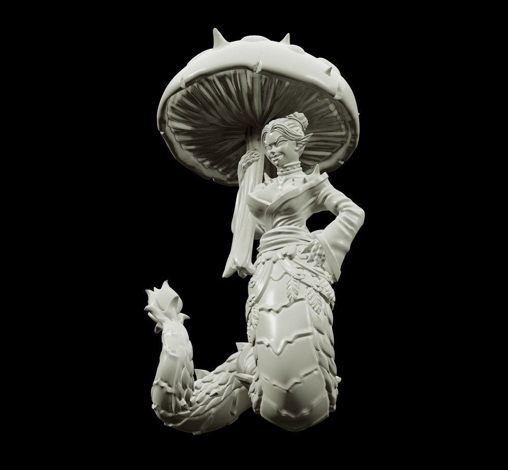 3D Printed Bestiary Vol. 4 Nafarrate - Aldoris Forest Spirit 32mm Ragnarok D&D (Online Only)