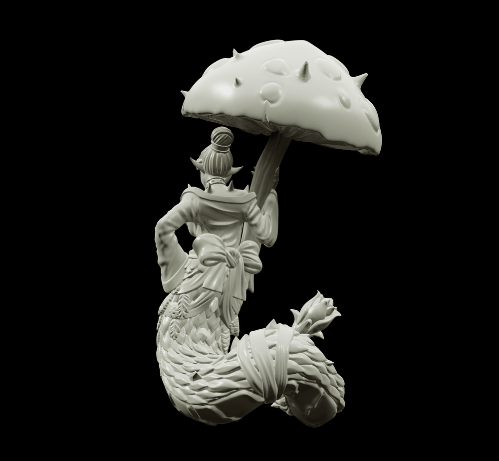 3D Printed Bestiary Vol. 4 Nafarrate - Aldoris Forest Spirit 32mm Ragnarok D&D (Online Only)