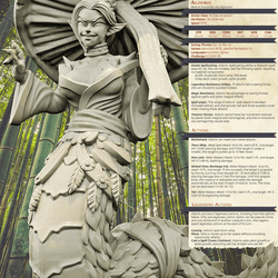 3D Printed Bestiary Vol. 4 Nafarrate - Aldoris Forest Spirit 32mm Ragnarok D&D (Online Only)